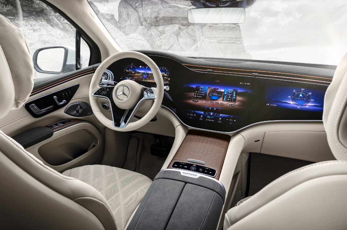 Mercedes EQE SUV interior